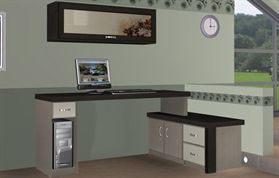 סיפריה-שולחן מחשב-דגם לימור rahit4u, אתר הרהיטים שלך