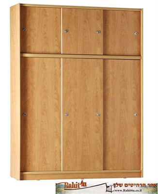 ארון בגדים רקפת, 3 דלתות הזזה קומותיים rahit4u, אתר הרהיטים שלך