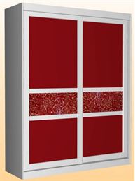 ארון הזזה דגם 601-1 בורדו rahit4u, אתר הרהיטים שלך