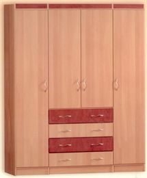 ארון ילדים-4 דלתות דגם מור rahit4u, אתר הרהיטים שלך