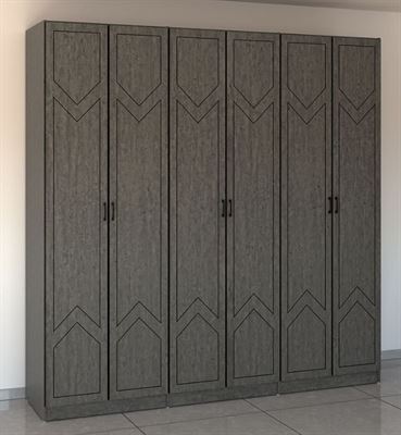 ארון בגדים 603 6 דלתות רא ריהוט