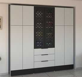 ארון בגדים 672 6 דלתות רא ריהוט