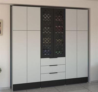 ארון בגדים 672 6 דלתות רא ריהוט