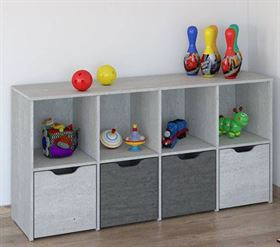 רא ריהוט יחידת אחסון צעצועים 493-3