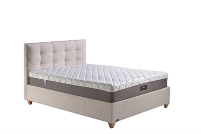 מיטת בסיס מרופדת, דגם אופק ראש מלבורן מבית רלקס rahit4u, אתר הרהיטים שלך