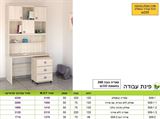מחירון ומידות פינת עבודה רא ריהוט
